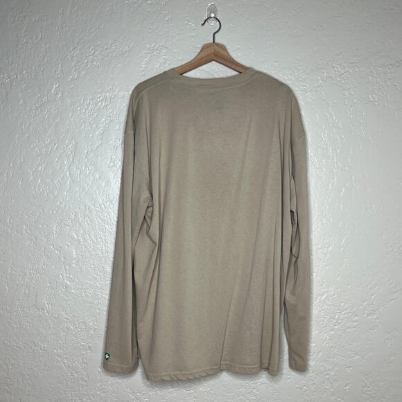 Insect Shield Men's UPF 30+ Dri-Balance Long Sleeve Pocket T-Shirt XXL Beige - Picture 2 of 9